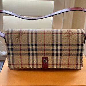 Burberry London Haymarket Check Shoulder Bag